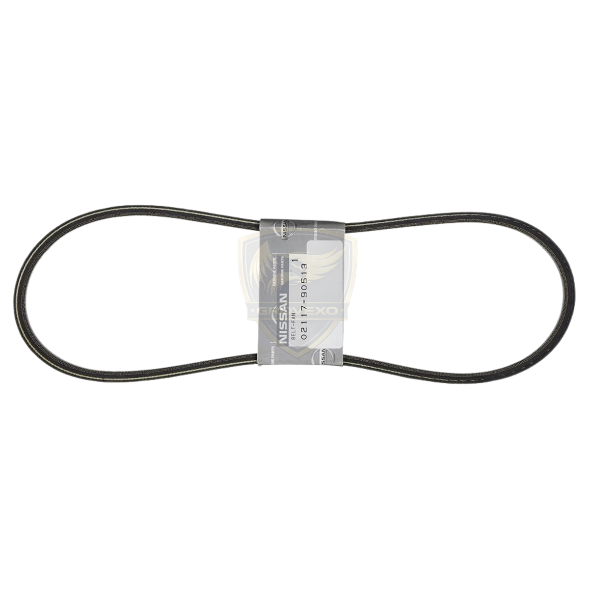 OEM Nissan Fan & Alternator Drive Belt – 02117-90513