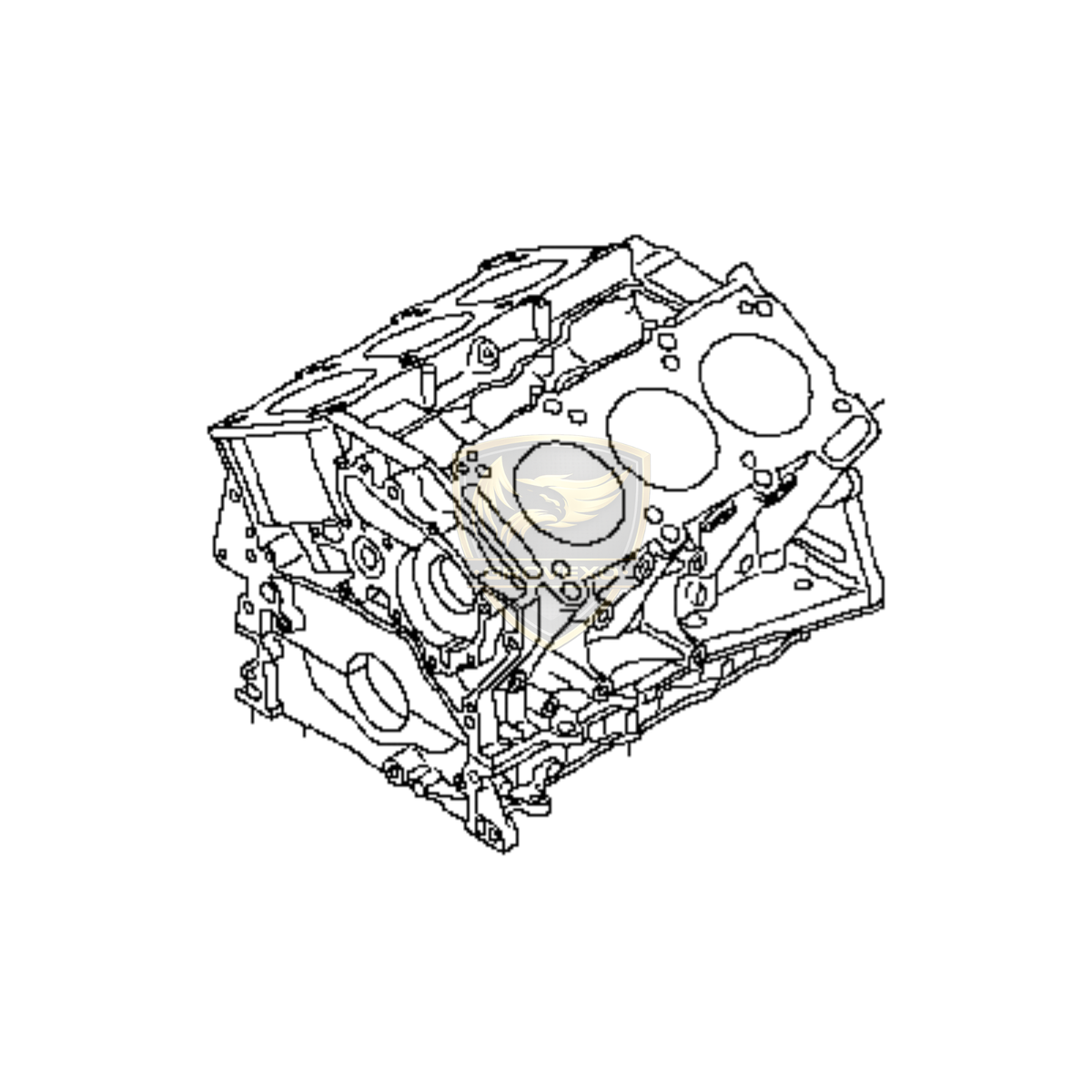 OEM Nissan Cylinder Block Assembly – 11000-EY37B