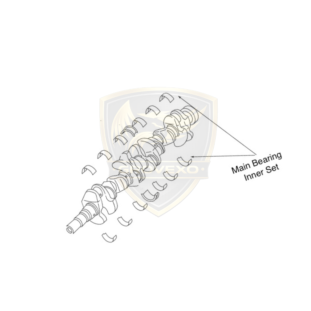 NISMO Main Bearing Inner Set – Skyline GT-R R32 R33 R34 RB26DETT / RB25 - 12207-RRR34