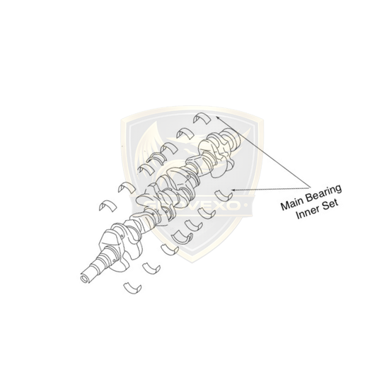 NISMO Main Bearing Inner Set – Skyline GT-R R32 R33 R34 RB26DETT / RB25 - 12207-RRR34