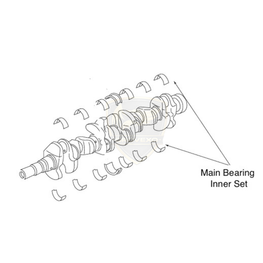 NISMO Main Bearing Inner Set Skyline GT-R R32 R33 R34 RB26DETT RB25  - 12207-RRR35