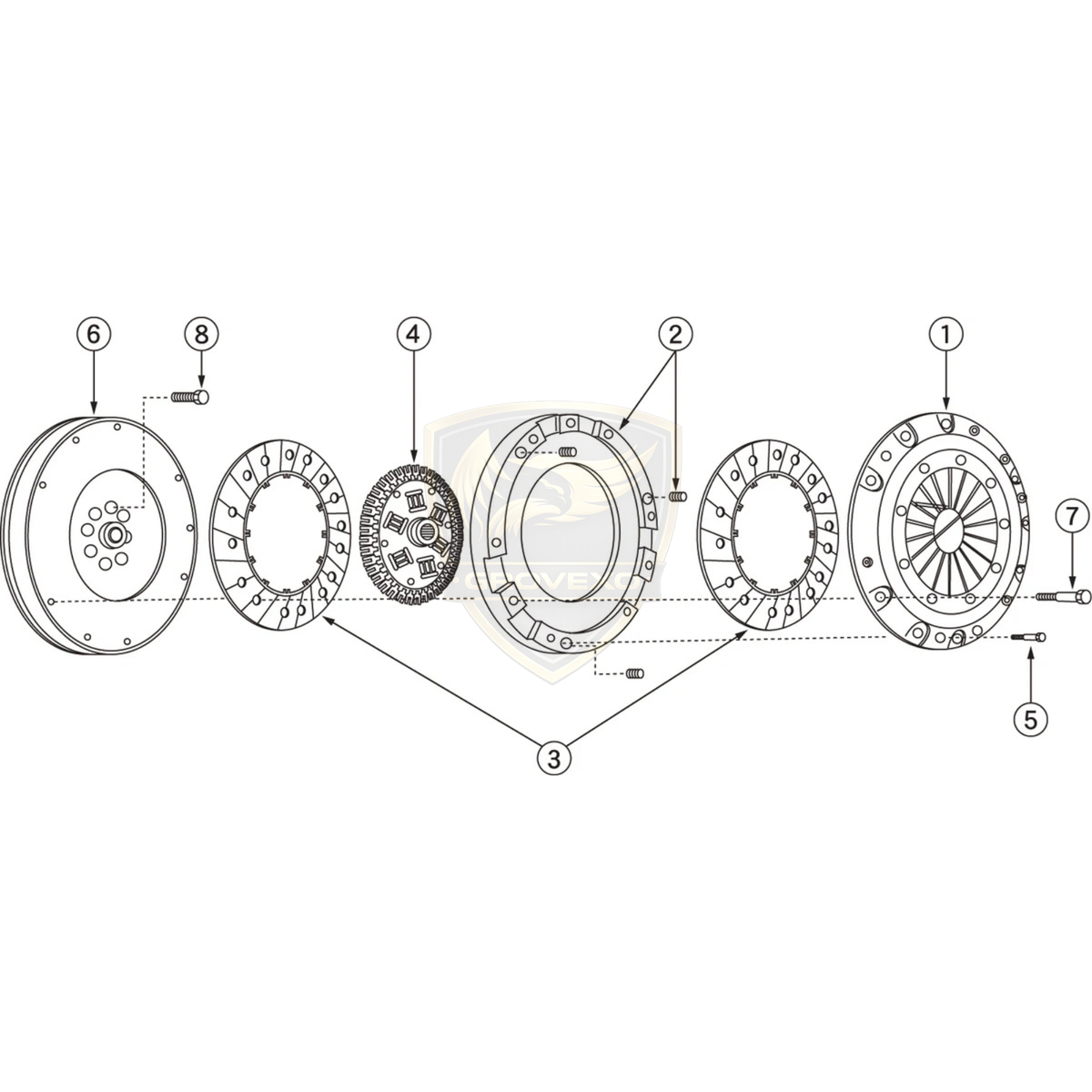 NISMO Flywheel Super Copper Mix Clutch Multiple Fitment – 1231C-RS541