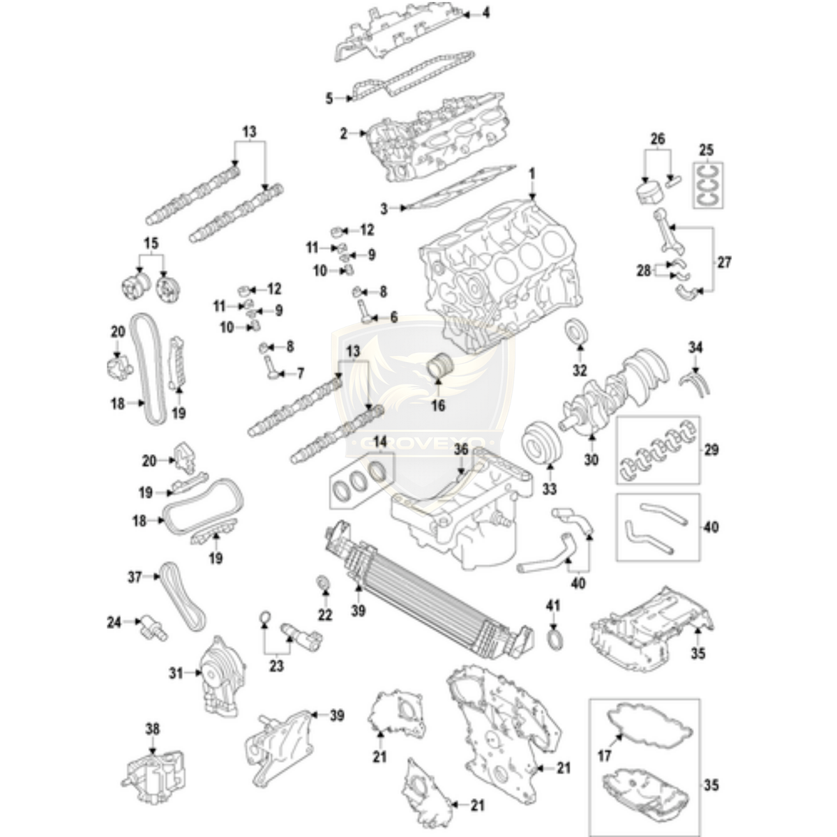 OEM Nissan Oil Pump Assembly  Nissan Z VR30 - 15010-5CA0B 