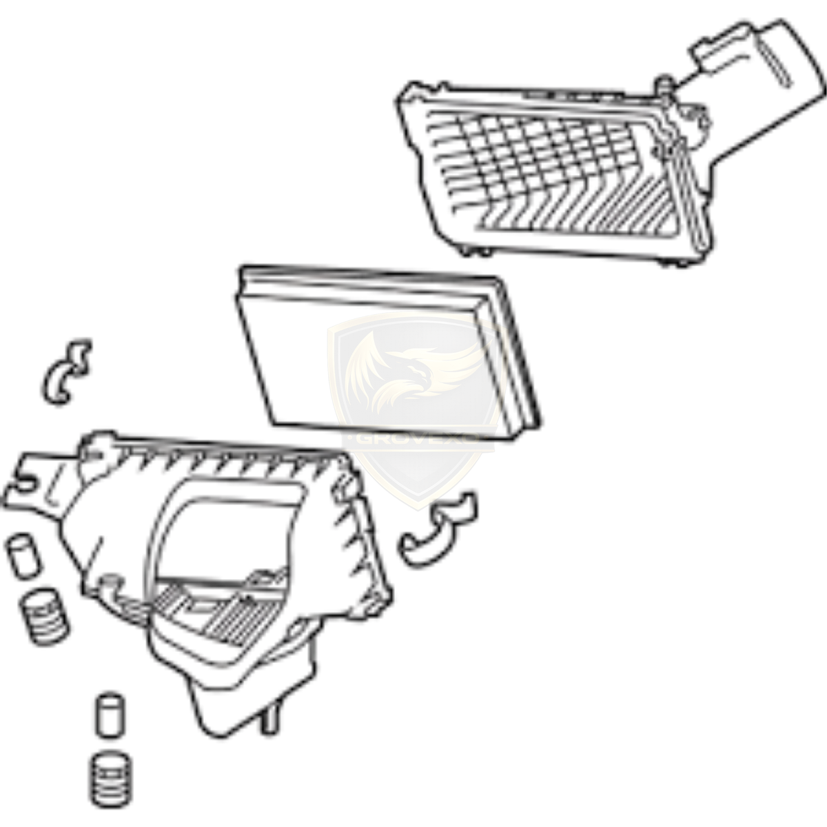 OEM Nissan Air Cleaner Assembly – 16500-4GA0B