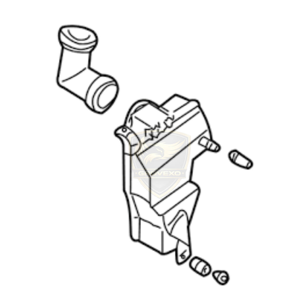 OEM Nissan Maxima Air Intake Resonator Assembly – 16585-2Y00A