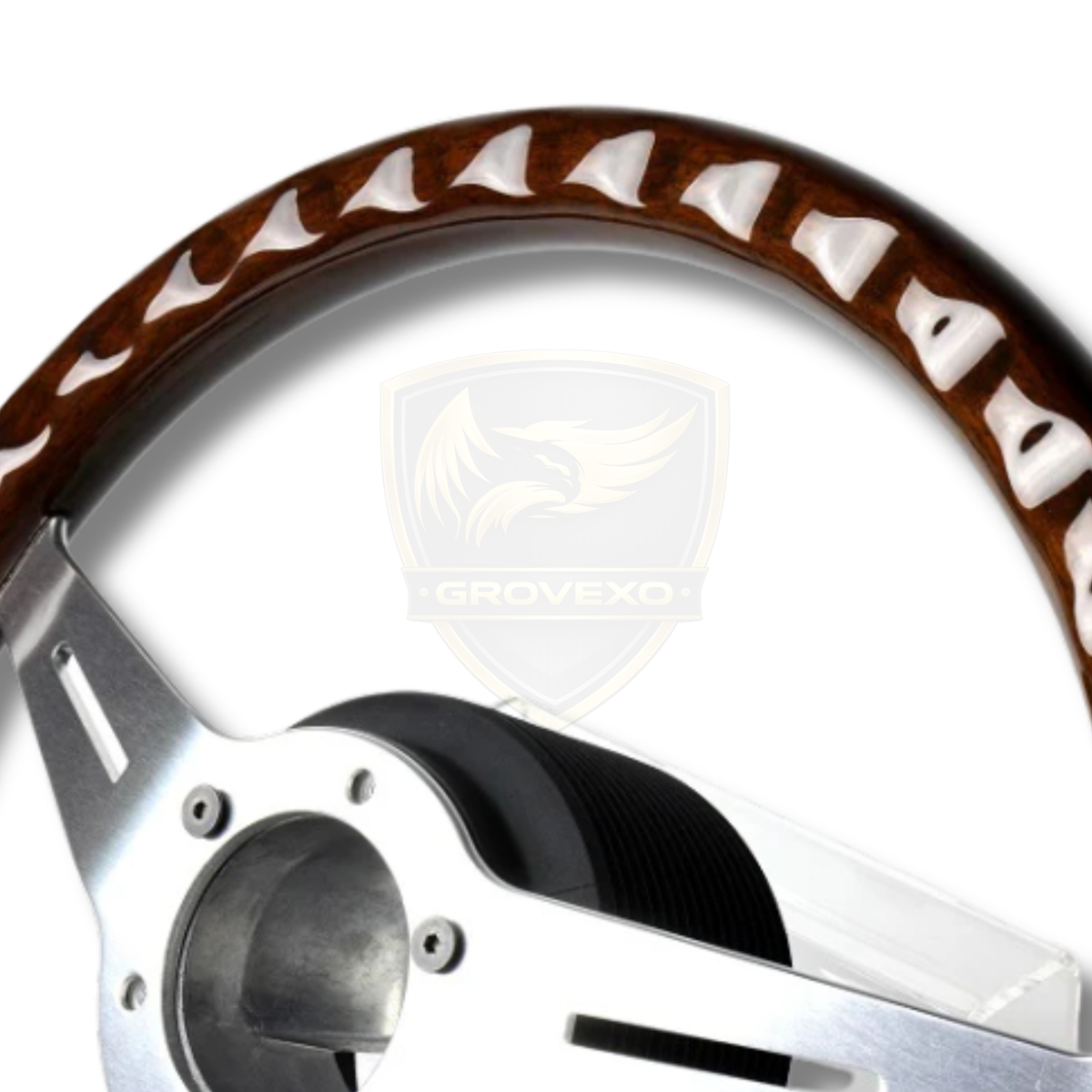 GReddy Sports Steering Wood Type Light Brown – 16600008