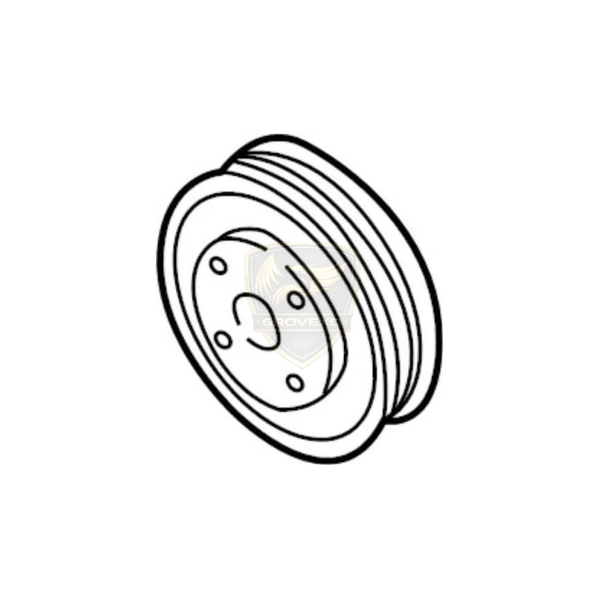 OEM Nissan / Infiniti Fan & Water Pump Pulley – 21051-AR700