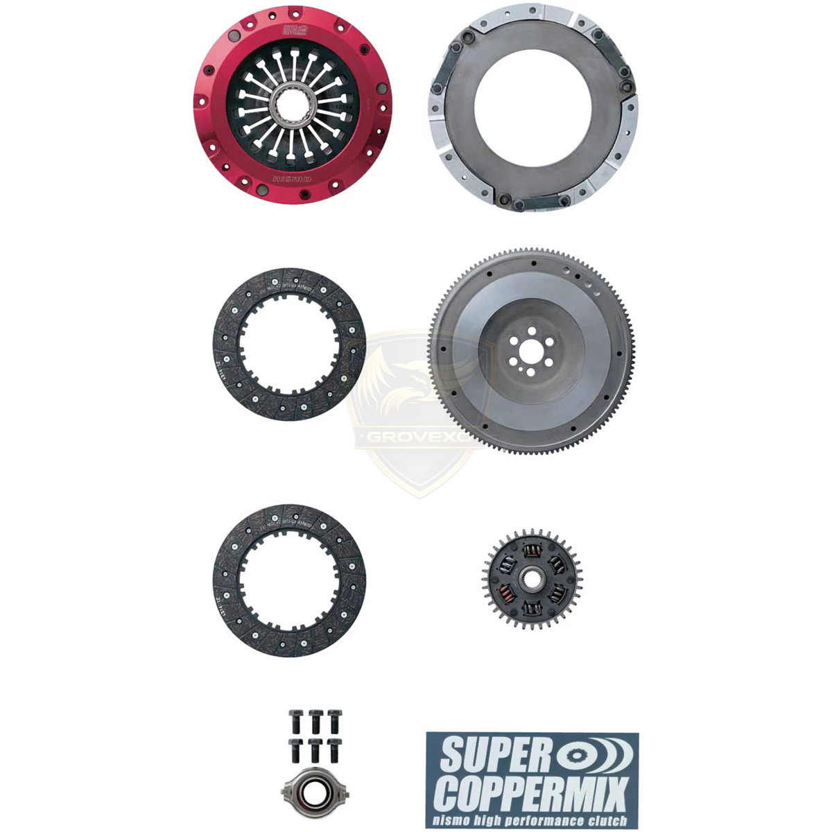 NISMO Super Coppermix Twin Competition Clutch Nissan Skyline R32 R33 RB20DET RB25DET – 3002A-RR593-C