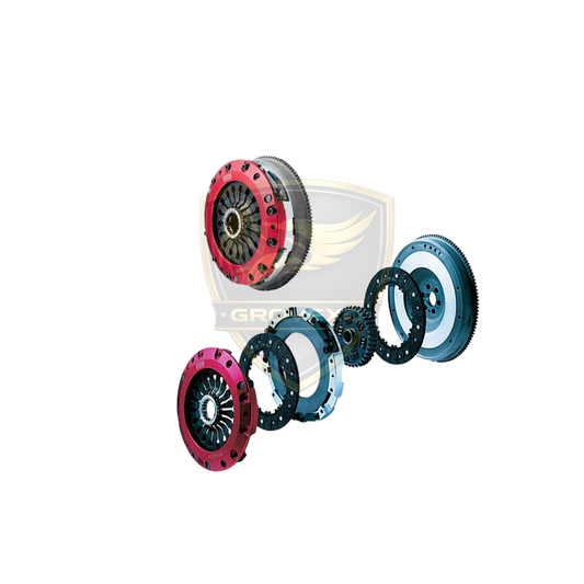 Nismo Super Coppermix Twin Plate Clutch Fits Nissan R32/R33/R34 Skyline & C34 Stagea (Pull Type)-3002B-RS599
