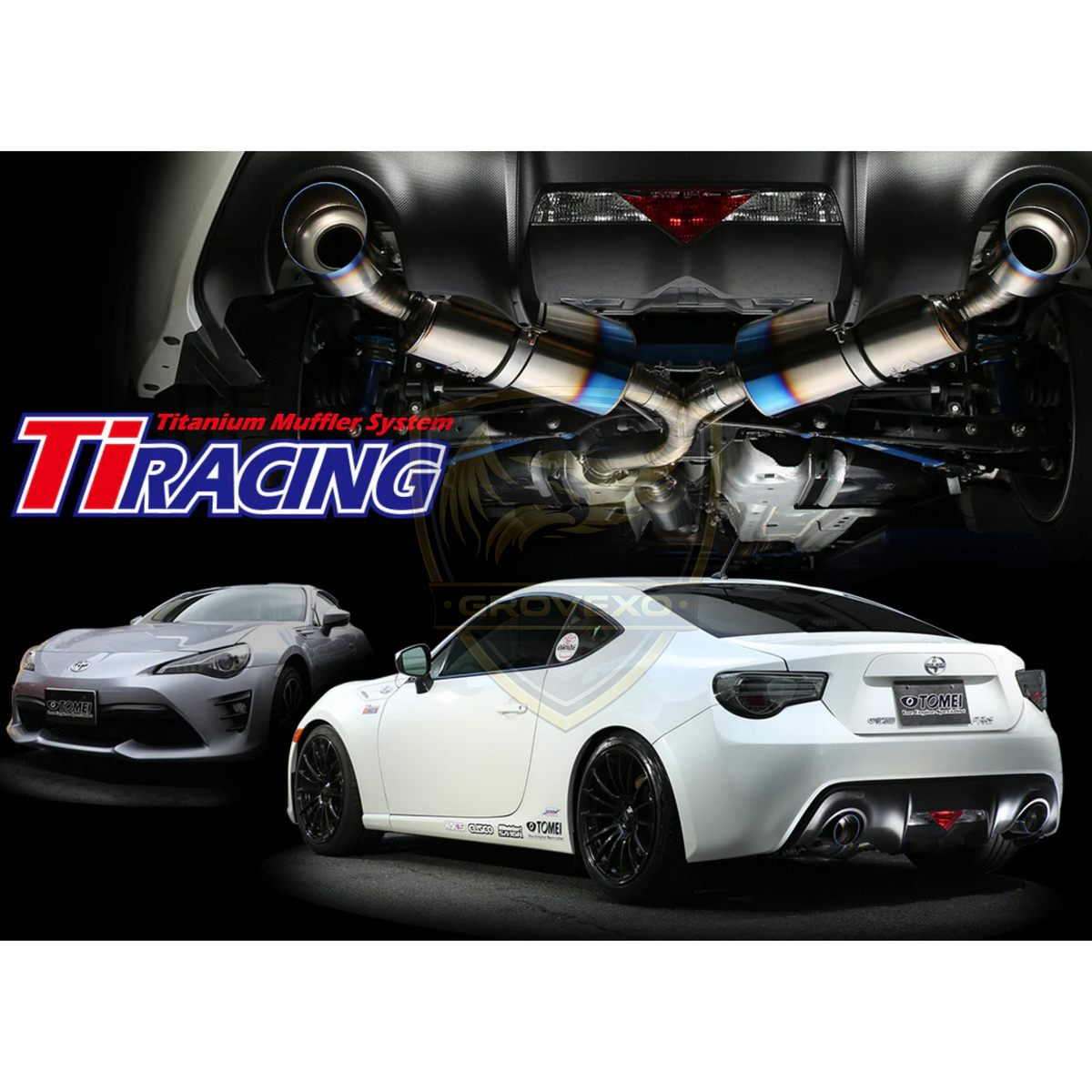 Tomei Ti Racing Titanium Muffler 86 FR-S BRZ ZN6 ZC6 FA20 – 441001