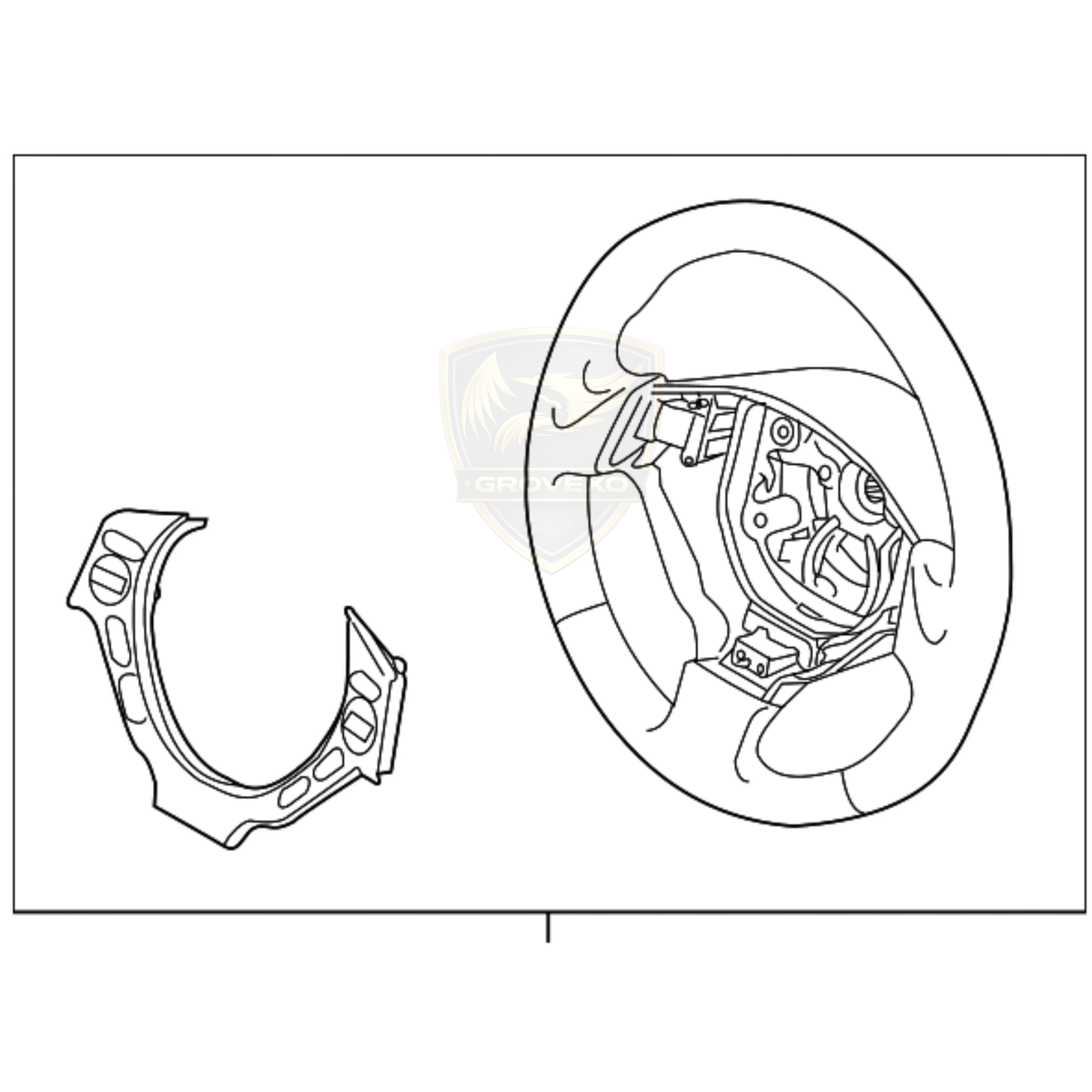 OEM Nissan Steering Wheel – 48430-6AV2A