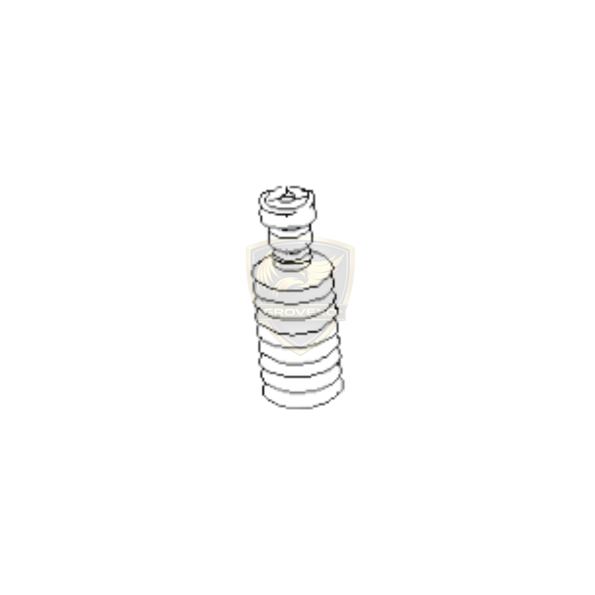 OEM Nissan Front Suspension Bound Bumper Assembly – 54050-0P000
