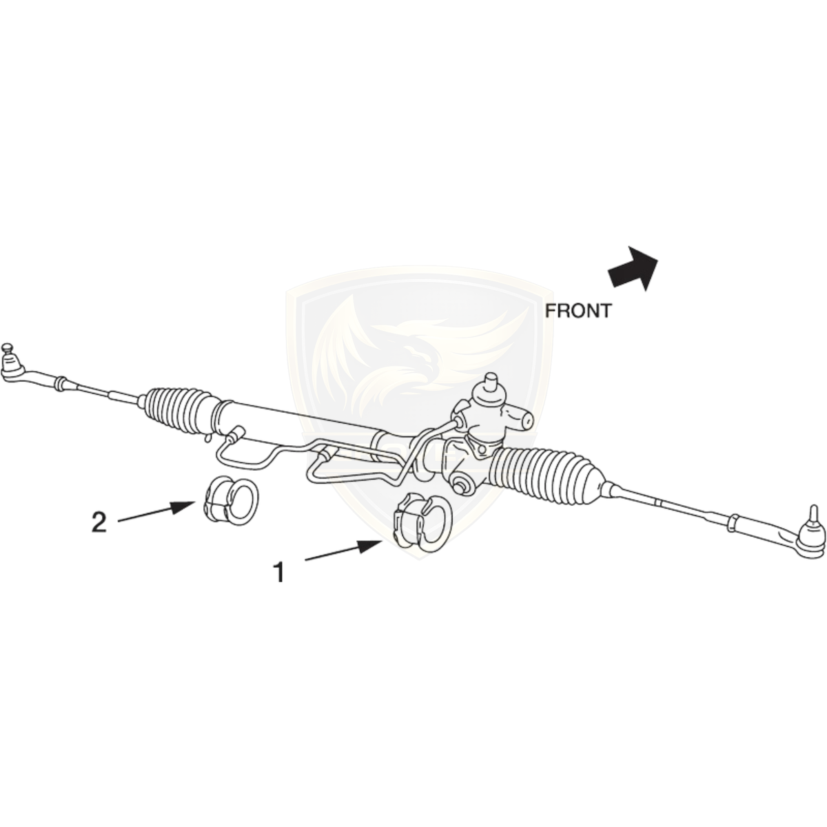 NISMO Reinforced Steering Gear Mount Bush for Skyline GT-R - 54440-RS580