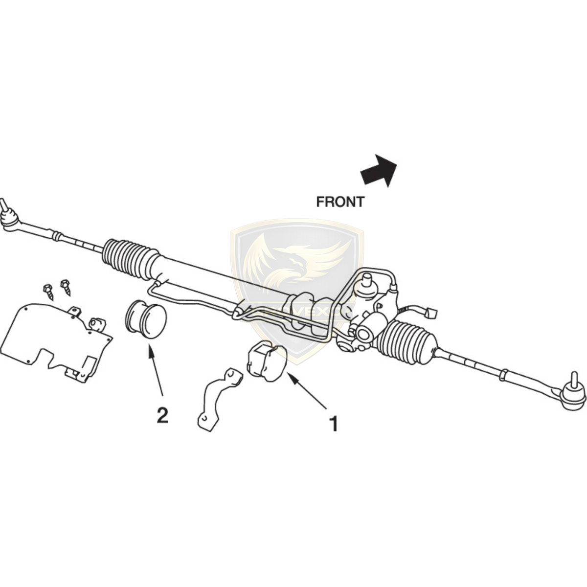 NISMO Reinforced Steering Gear Mount Bush Nissan Skyline R32 2WD – 54444-RS520