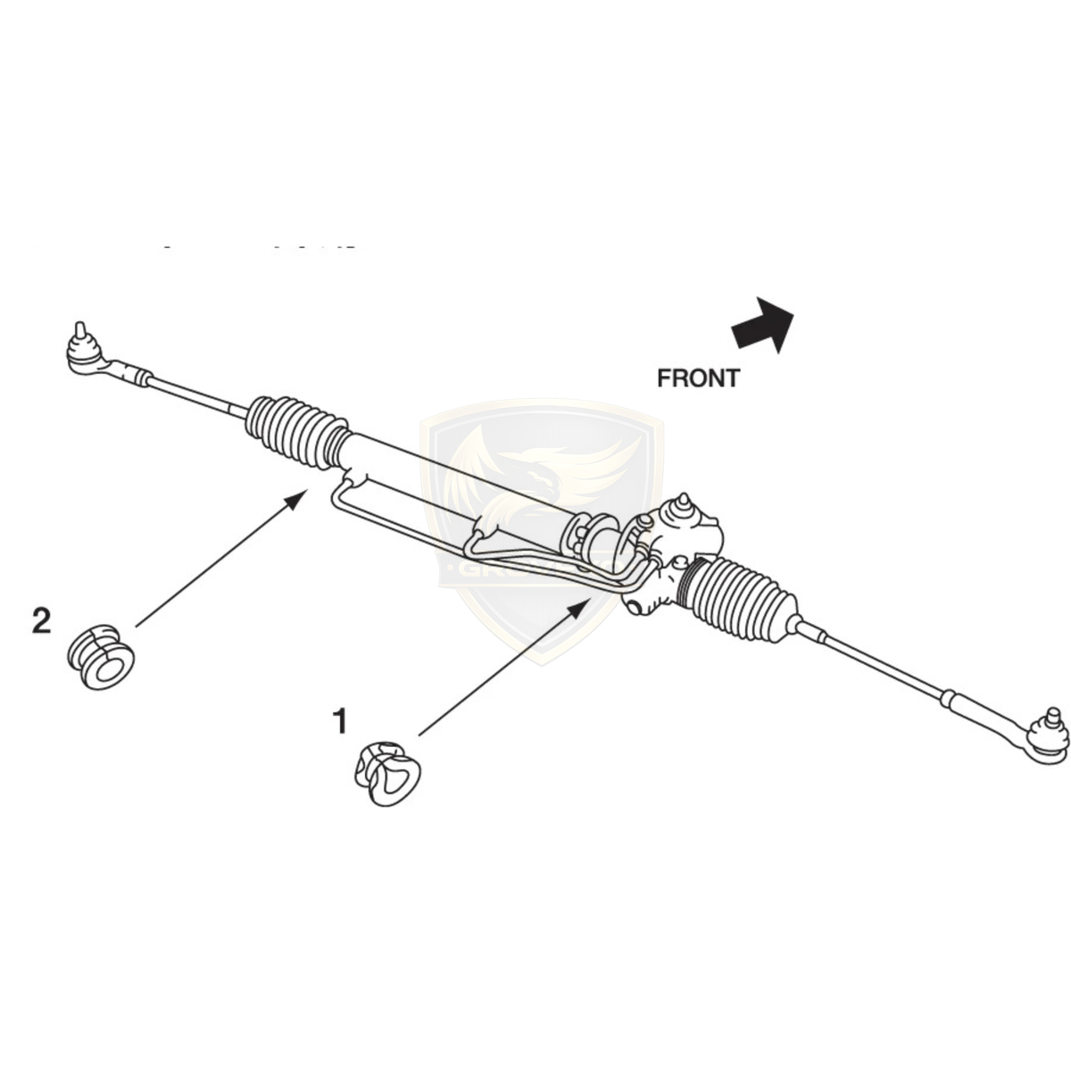 NISMO Reinforced Steering Gear Mount Bush Silvia 180SX RS13 RPS13  - 54445-RS520