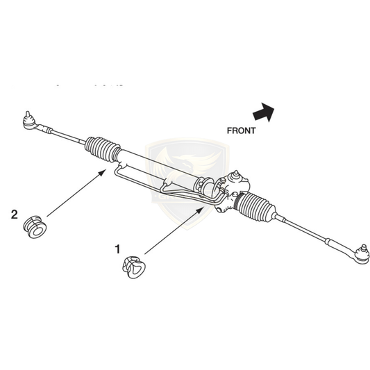 NISMO Reinforced Steering Gear Mount Bush Silvia 180SX RS13 RPS13  - 54445-RS520