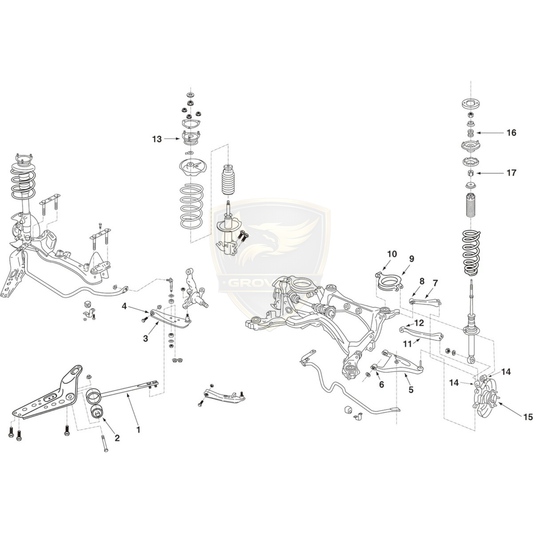 NISMO Rear A-Arm Bush Nissan Laurel C33 & Cefiro A31 – 55045-RS580