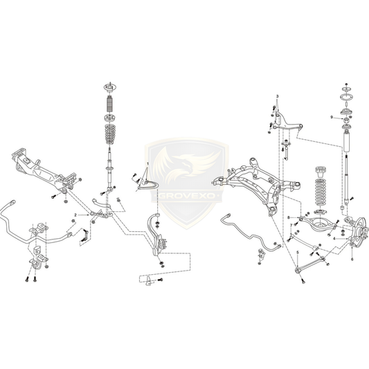 NISMO Rear Lower Link Axle Side Bush Nissan Fairlady Z Z33 & Skyline CPV35 – 55152-RRZ30