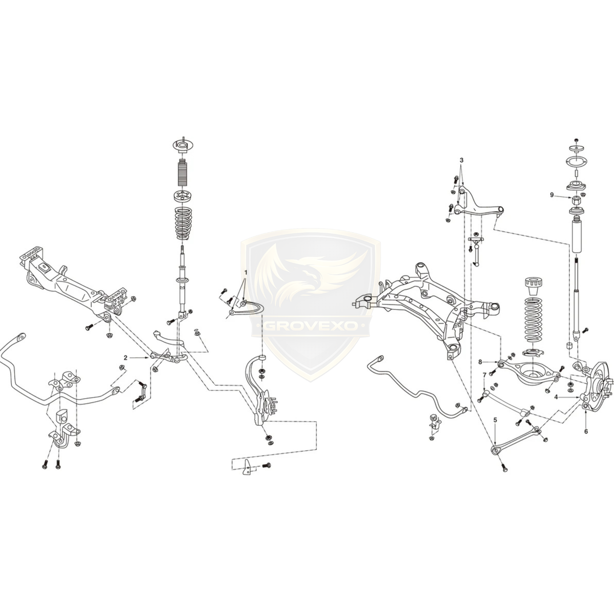 NISMO Rear Lower Link Body Side Bush Nissan Fairlady Z Z33 & Skyline CPV35 – 55153-RRZ30