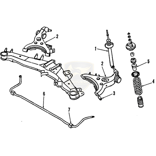 OEM Nissan Rear Right Suspension Arm Assembly – 55501-01P00