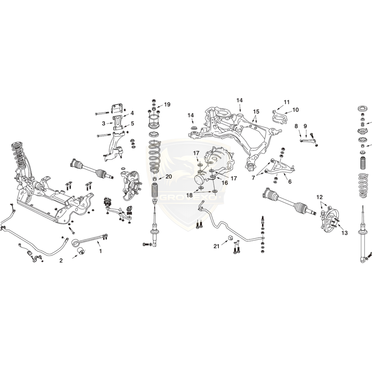 NISMO Rear Shock Absorber Bush Nissan Skyline GT-R BNR32 – 56219-RS580