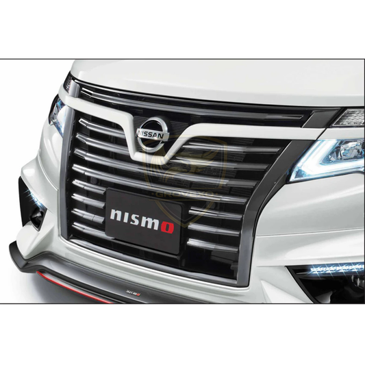 NISMO Dark Chrome Front Grille Elgrand E52 -  6232S-RN2E0