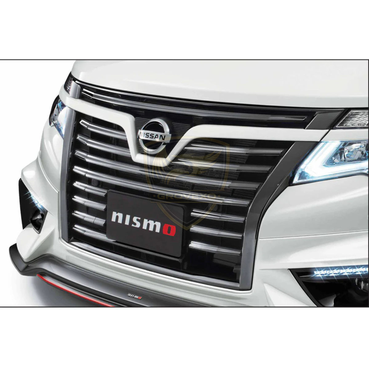 NISMO Dark Chrome Grille Nissan Elgrand E52 - 6232S-RN2E5