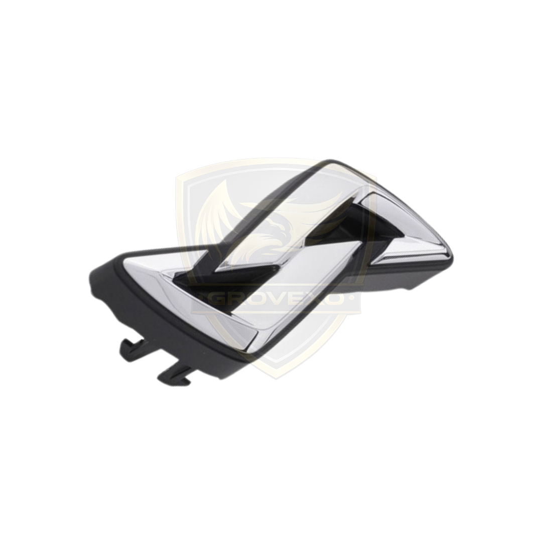NISSAN Front Grille S Emblem – Skyline GT-R R34 8/00-01 OEM - (62890-AB000)