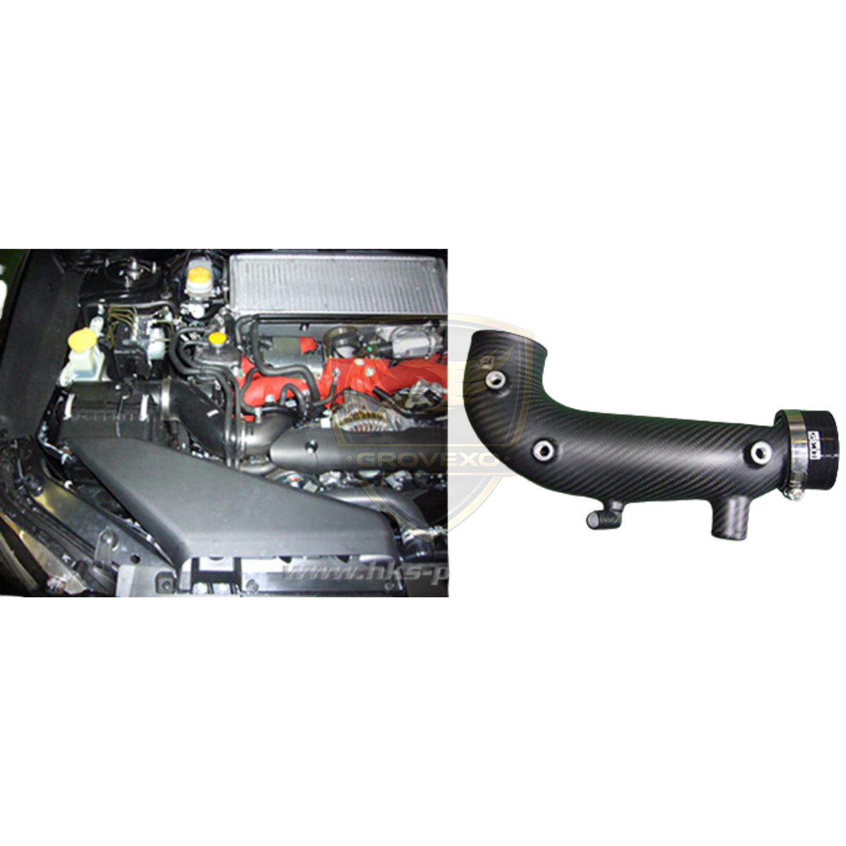 HKS GRB Impreza WRX STI Dry Carbon Suction Kit EJ207 – 70026-AF001