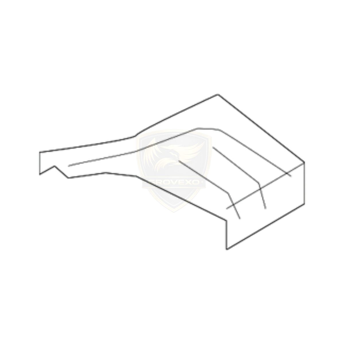 OEM Nissan Rear RH Floor Side Panel  - 74530-JF00A