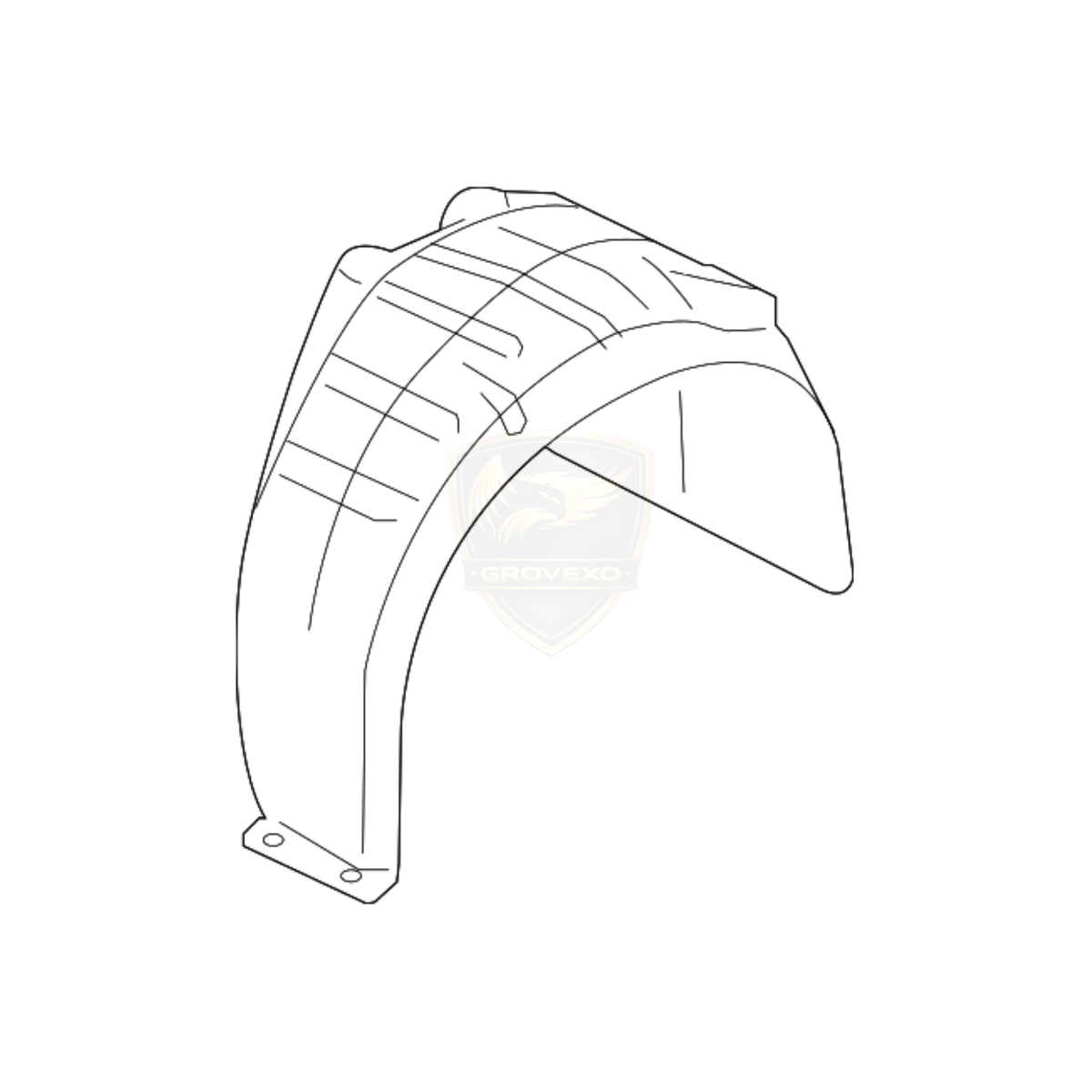 OEM Nissan Rear LH Wheel House Protector  - 76749-6AV0A