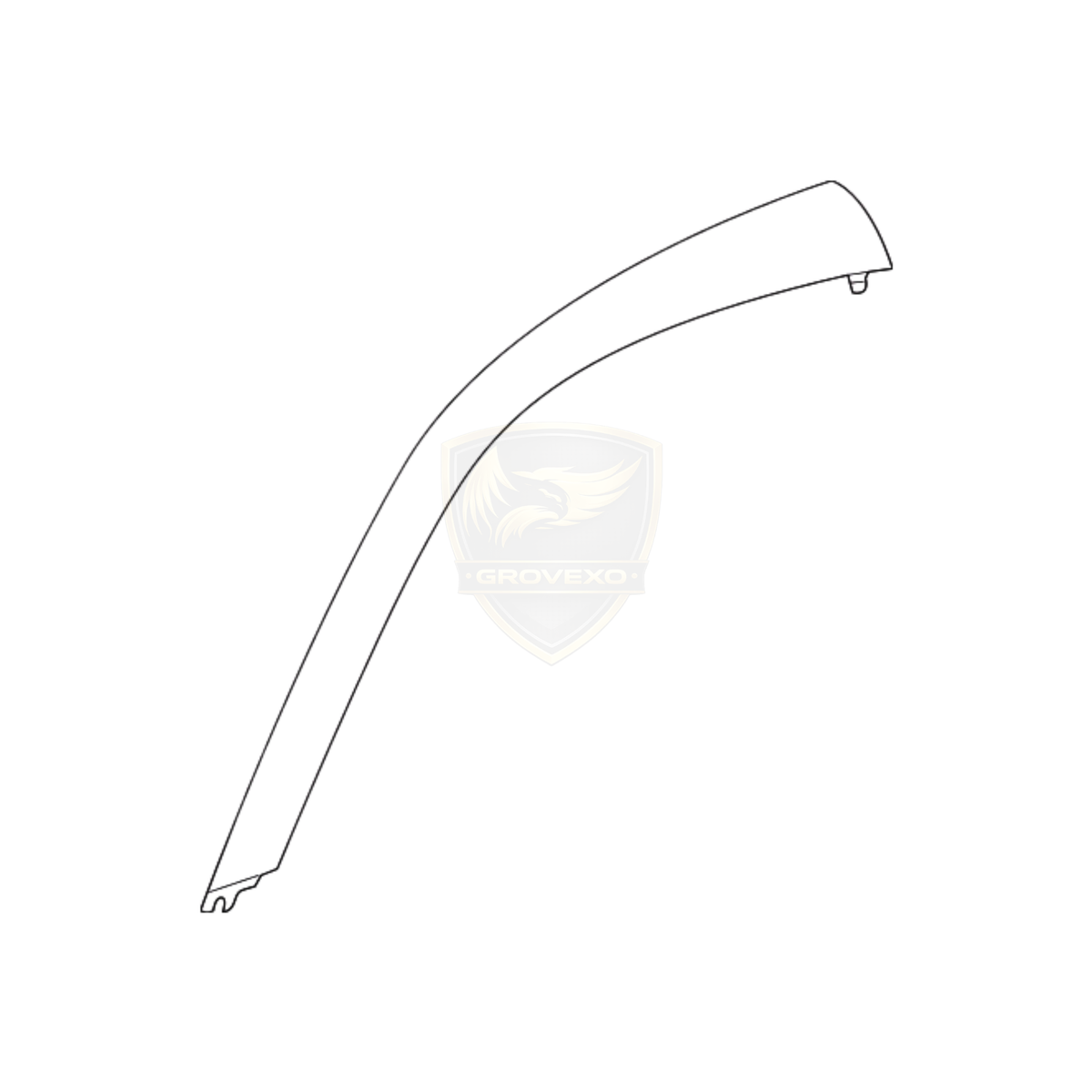 OEM Nissan Front LH Pillar Finisher  - 76837-CF400