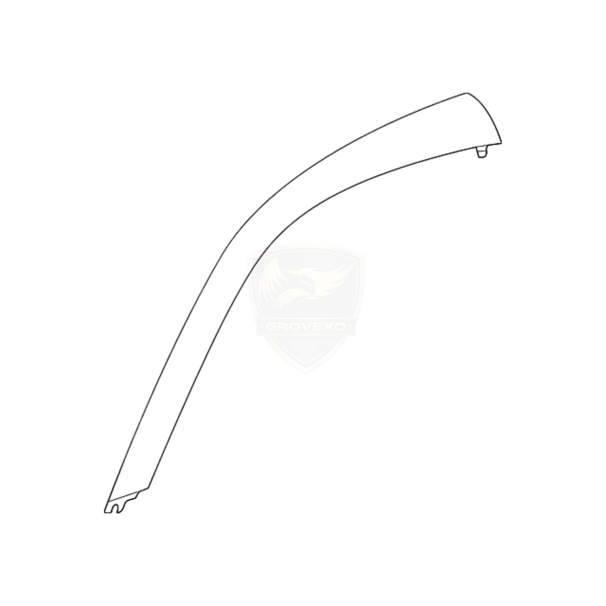 OEM Nissan 350Z Z33 Front Pillar Finisher LH – 76837-CF401