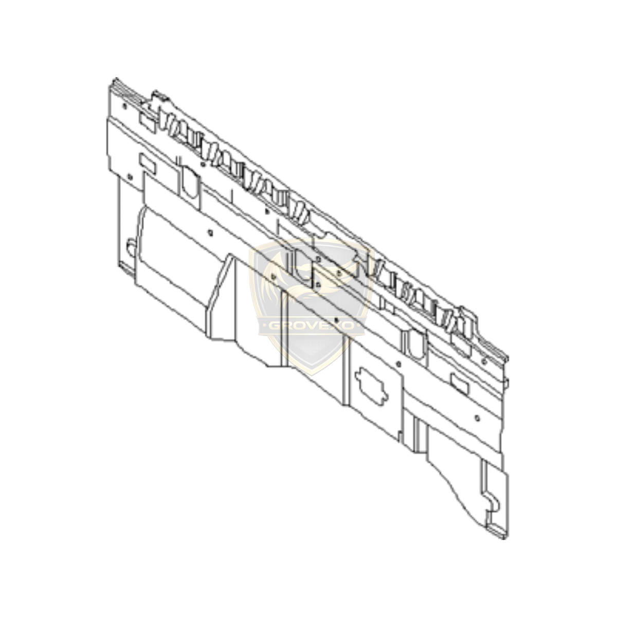 OEM Nissan Rear Panel Finisher Assembly - 79900-JF00A