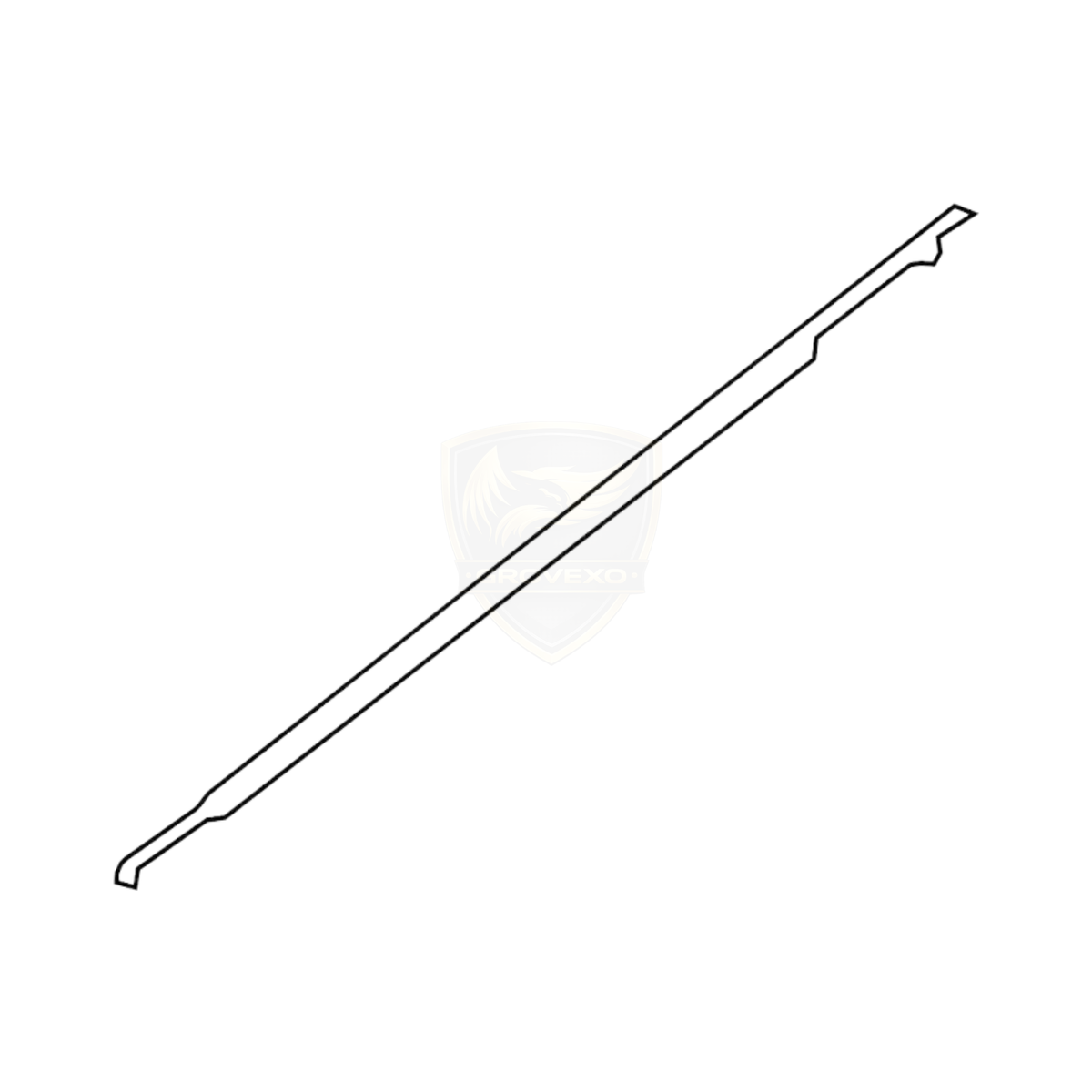 OEM Nissan Rear Door Outside Moulding RH  - 82820-1BA0B