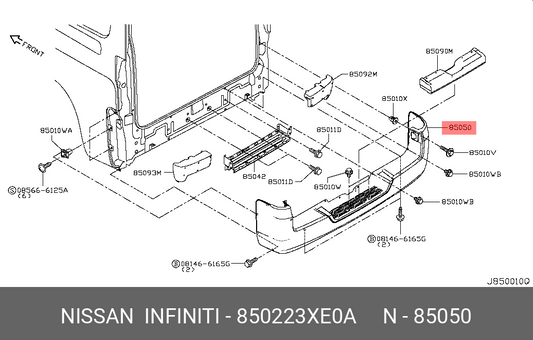 OEM Nissan Body Replacement Part – 85022-3XE0A