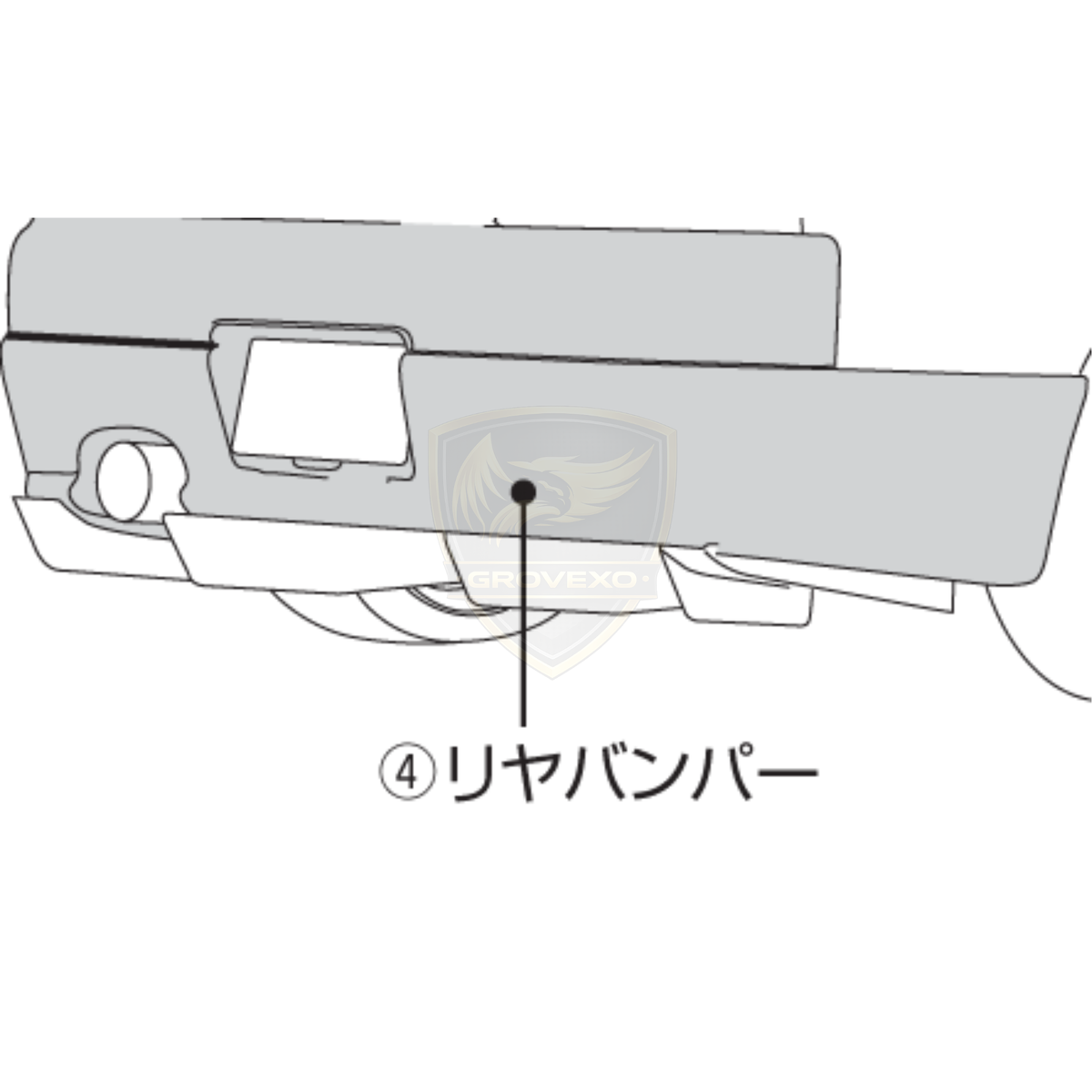 NISMO Rear Bumper Nissan Skyline GT-R BCNR33 – 85050-RS595