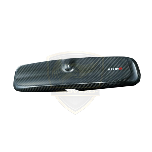 JDM NISMO Carbon Interior Room Mirror Cover R32 Skyline GTS-T GT-R R33 GT-R Coupe RB26 OEM - 96325-RNR20