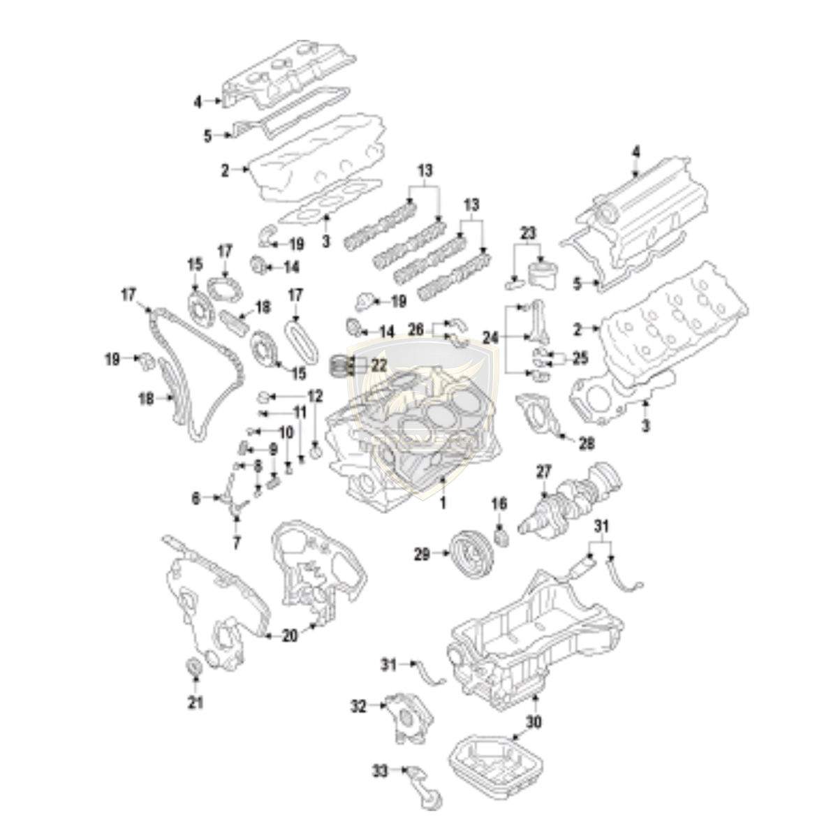 OEM Nissan Engine Gasket Set – A0A01-JF01A