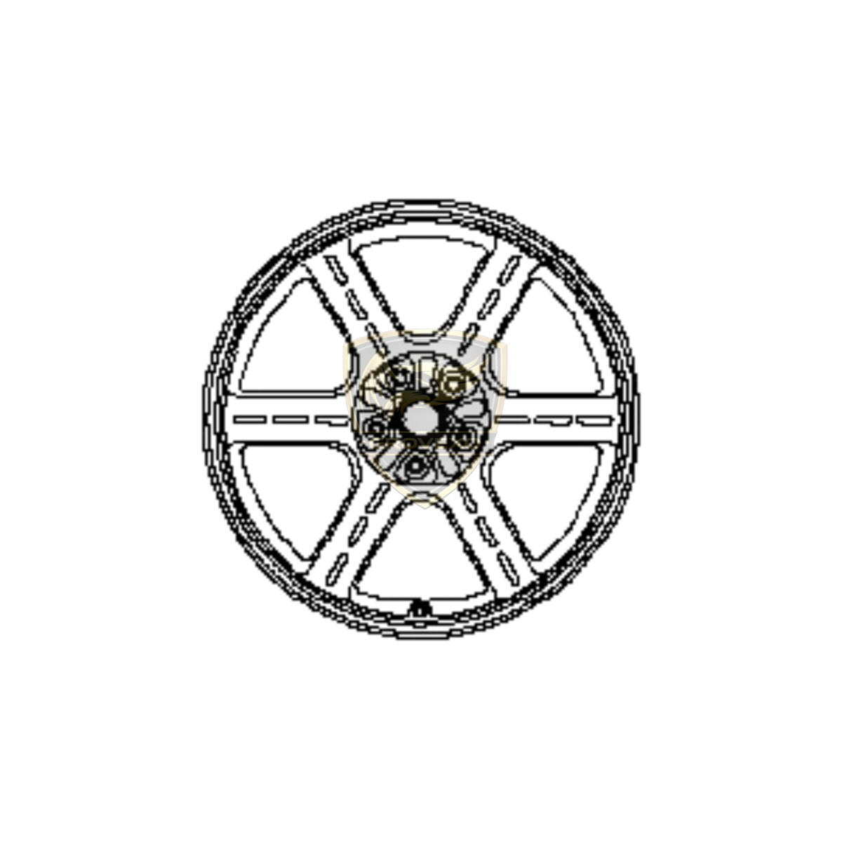 OEM Nissan Aluminum Wheel – D0C00-62B0B
