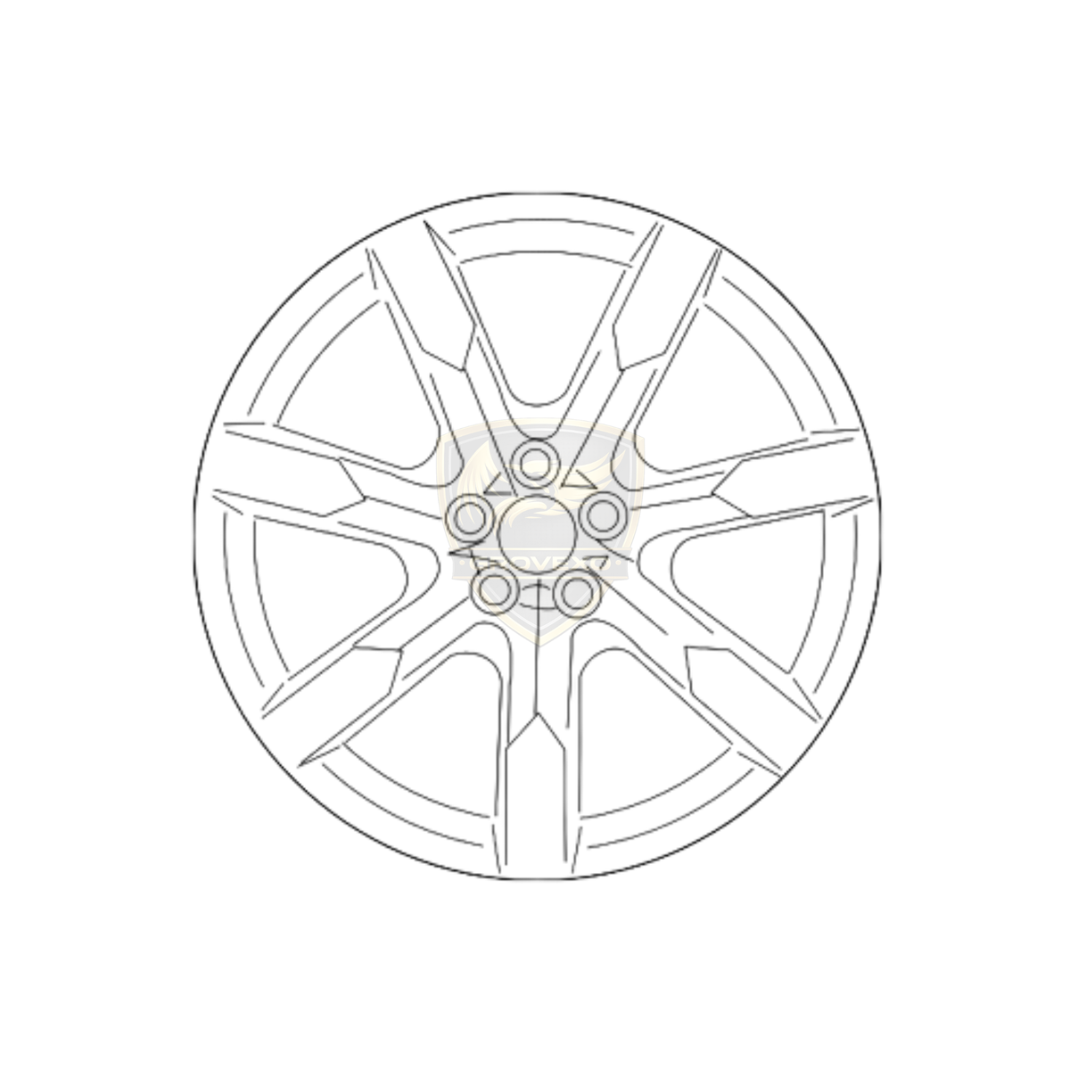 OEM Nissan Aluminum Wheel – D0C00-62B1B