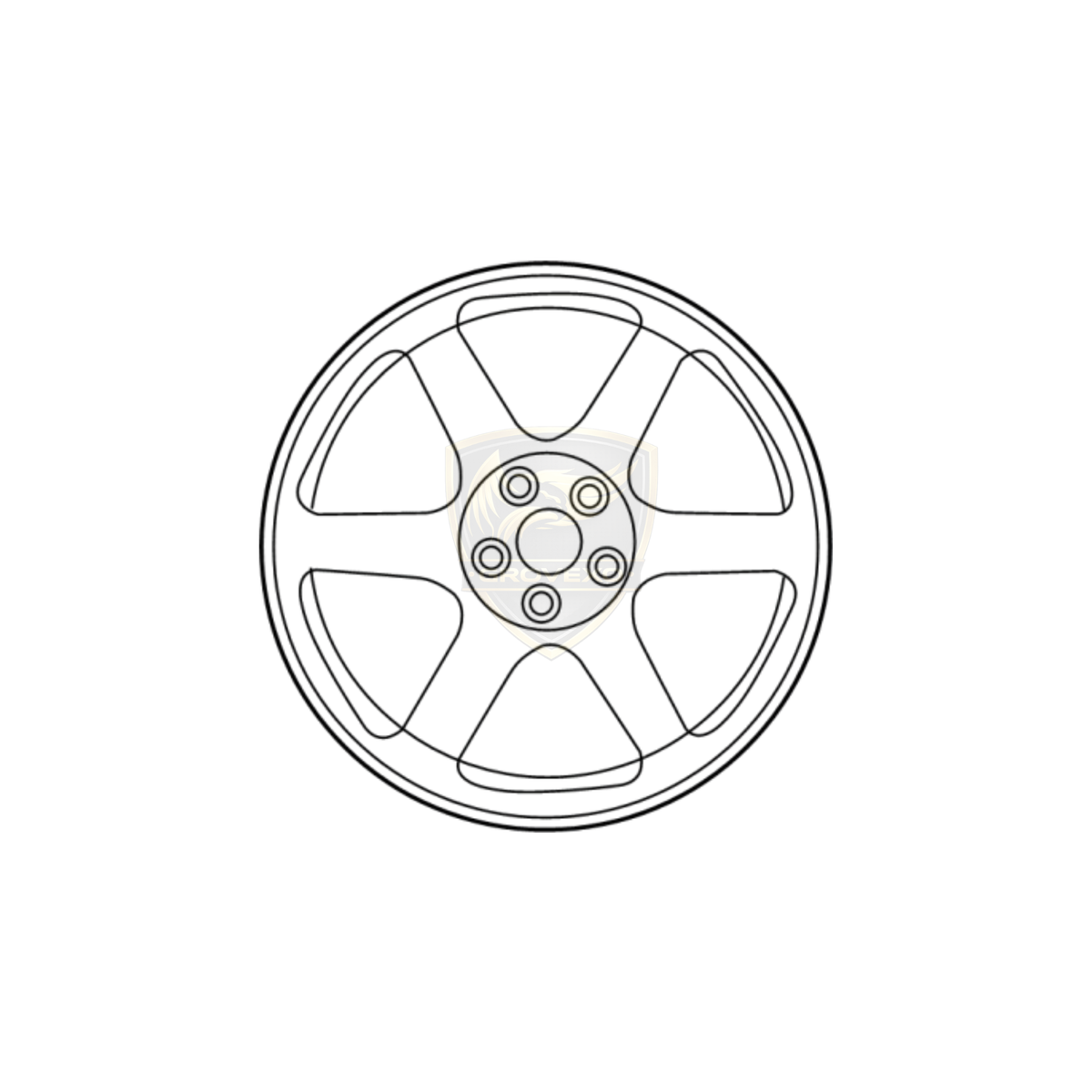 OEM Nissan Aluminum Wheel – D0C00-6AV1B