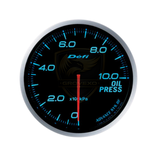 Defi Advance BF Oil Pressure Gauge Blue 60mm  - DF10203