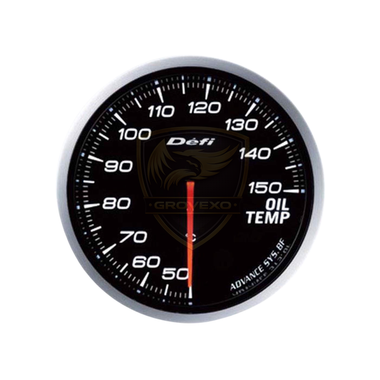 Defi Advance BF Oil Temp Gauge White  - DF10401