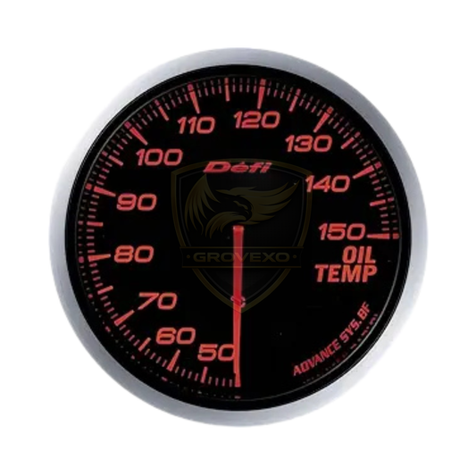 Defi Advance BF Oil Temp Gauge Amber Red  - DF10402