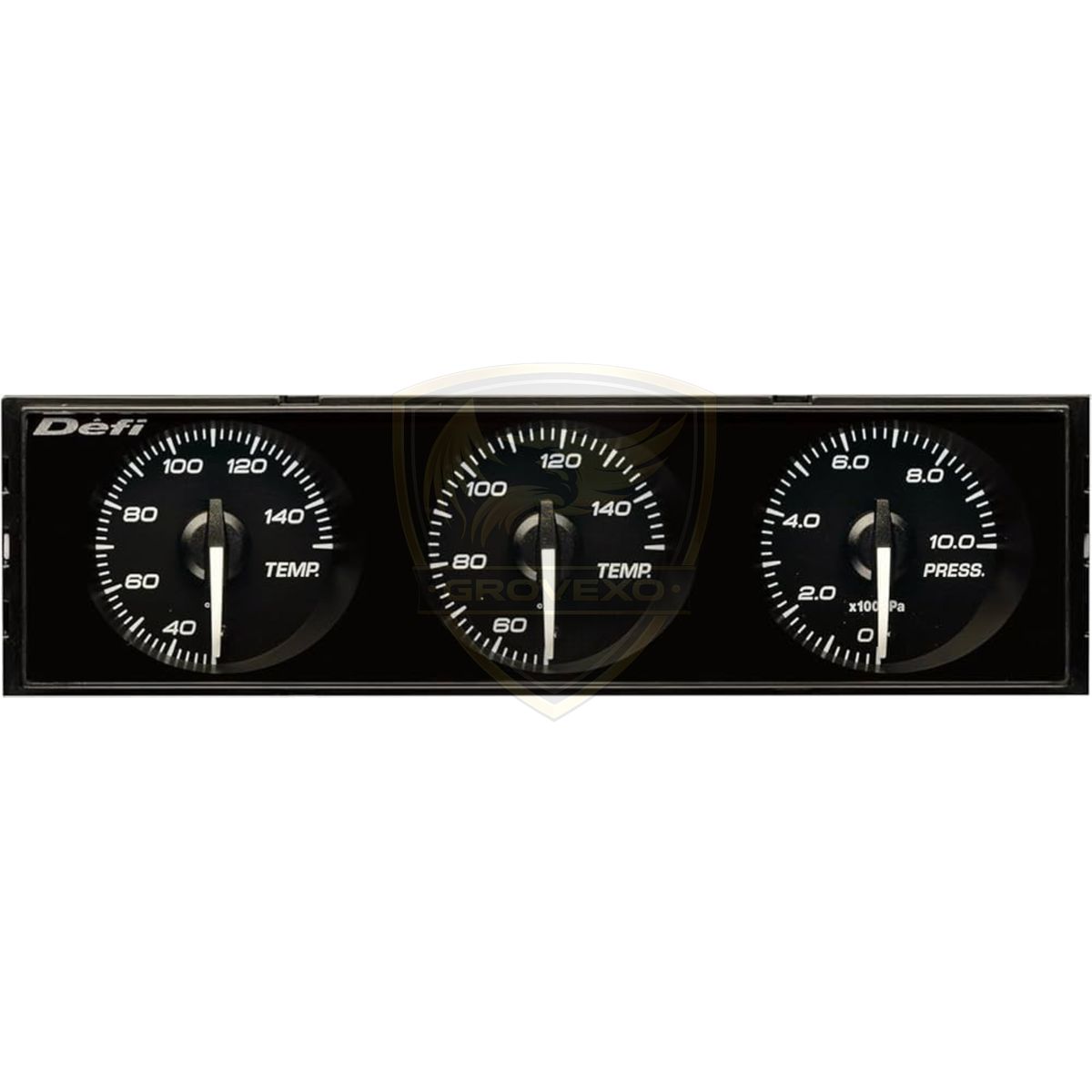 Defi DIN Gauge Combination Meter White Display Red Pointer  - DF14403