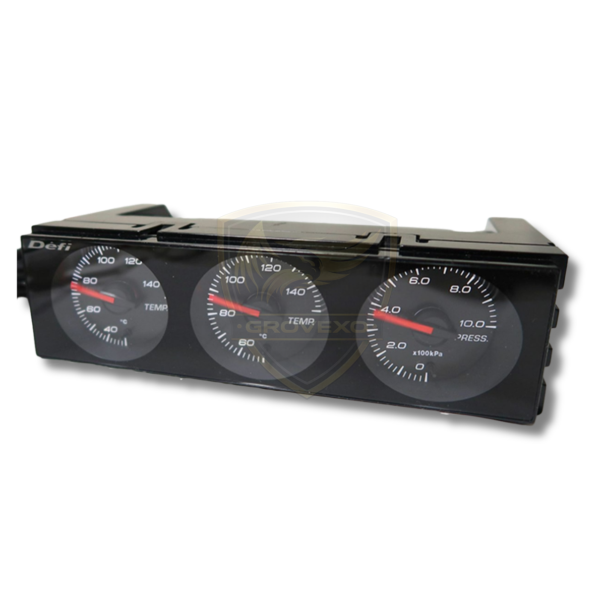 Defi DIN Gauge Combination Meter White Display Red Pointer  - DF14403