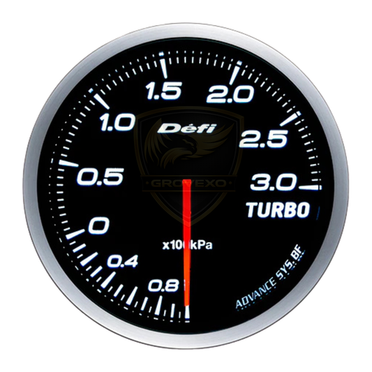 Defi Advance BF 300kPa Turbo Boost Gauge White  - DF14701