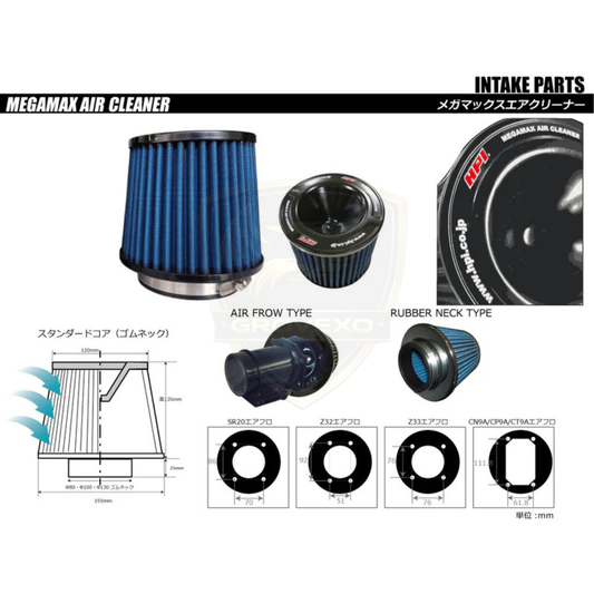 HPI Megamax Air Cleaner SR20 Air Flow Cotton  -   HP3FC-SR20