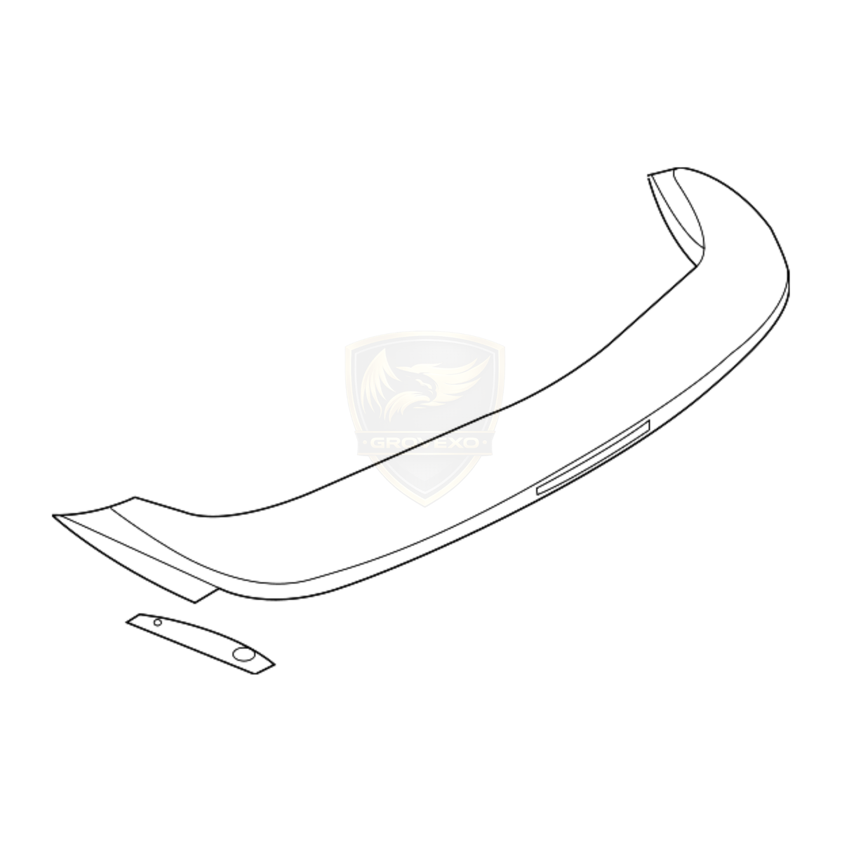 OEM Nissan Rear Spoiler Kit – K6030-AL500